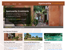 Tablet Screenshot of apamwamba.net